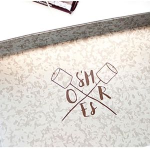 Black Metal Serving Tray